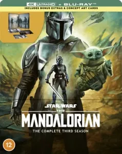 The Mandalorian Season 3 Series Three Third 4K Ultra HD Reg B Blu-ray Steelbook - Picture 1 of 1