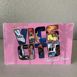 Grand Theft Auto: Vice City Postcard Book Rockstar 2002 Rare Promo SEALED GTA VC - Picture 1 of 13