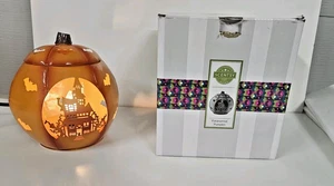 Scentsy Paranormal Pumpkin Halloween Wärmer mit Box - Spukhaus & Fledermäuse - Bild 1 von 12