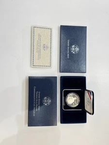 2004 Thomas Alva Edison SILVER PROOF Dollar Box & COA ** AM0729 - Picture 1 of 3