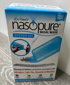 Nasopure Nasal Wash System Kit, 8 oz Nasal Bottle & 20 Packets Exp 2/27 - Picture 1 of 10