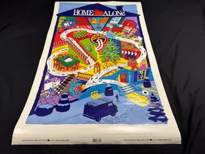 ✅Vintage ✅Home Alone Video Store Promo Poster ✅22”x 35” ✅Burglar Trap Map ✅1990 - Picture 1 of 15