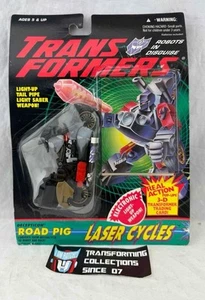 Transformers  Original 1994 G2 Laser Cycles Road Pig MOSC - Picture 1 of 2