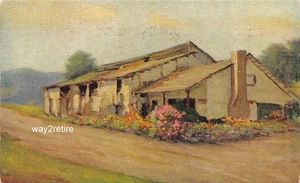 Postcard OCP California Art Card First Theater In California By William Adam  - Picture 1 of 2