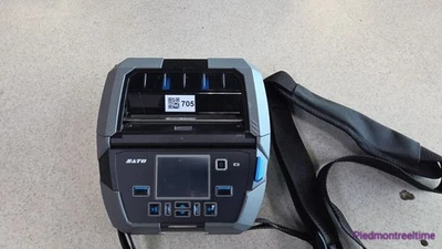 Used SATO PW4NX Mobile 4 inch Thermal Label Printer NFC BT Wifi 203dpi  w/Strap - Image 1 of 4