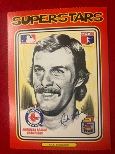 Rick Burleson 1976 Linnett Pee Wee Superstars #110 Boston Red Sox AL 1975 Champs - Picture 1 of 4