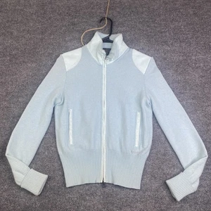 Suéter Paul & Shark Para Hombre Pequeño Azul Lana Cachemira Cremallera Chaqueta Italiana - Imagen 1 de 20