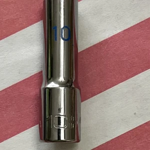 Matco Tools 3/8" Drive 10MM 6PT Metric Deep Chrome Socket USA BD10M6A BIN F/S - Picture 1 of 7