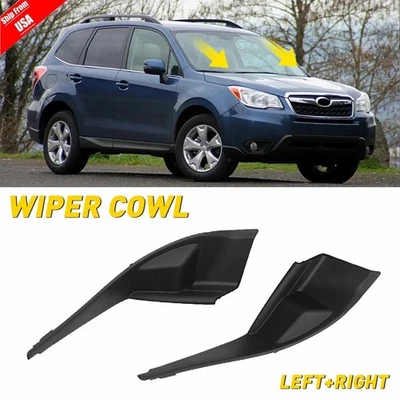 Pair Front Windshield Wiper Cowl Trim Cover Panel For Subaru Forester SK 2019-21 Foto 1 de 4