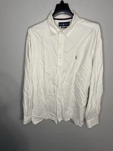 Polo Ralph Lauren Classic Fit Men’s XXL White Long Sleeve Button Down Shirt - Picture 1 of 4