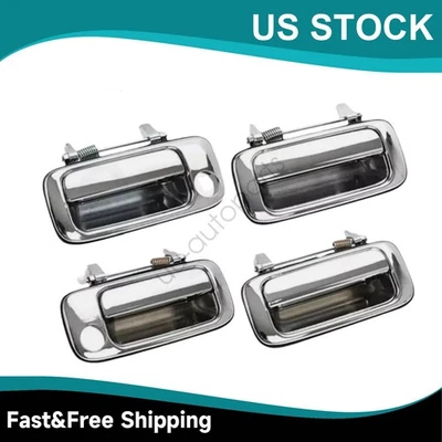 4pcs Front Rear Door Handle For Toyota Land Cruiser 80 Series Lexus LX450 90-98 Foto 1 de 4