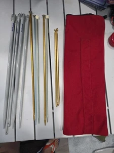 Annie’s Attic Crochet Double Ended Hook & Susan Bates Large Guage Needles 12 Lot - Picture 1 of 8