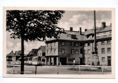 Ak Leuna Industrietor 1956 - Bild 1 von 2