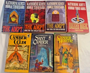 Katherine Kurtz The Adept Series (4 of 5) & Camber of Culdi Series (3 of 3) PB - Picture 1 of 4