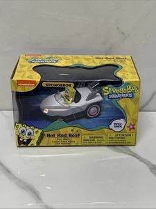 Bob Esponja Pantalones Cuadrados Hot Rod Barco Pull Back Juguete Nuevo en Caja NKOK - Imagen 1 de 5