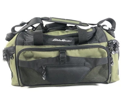 Eddie Bauer Luggage Carry-on Duffle Gym Bag in Black & Green 19” - Image 1 of 4