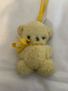 Premiere Toys by Simplarten Vintage Retro Yellow Stuffed Teddy Bear Mini 4 inch - Picture 1 of 14