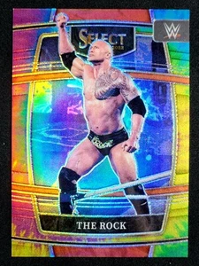 The Rock Panini Select WWE 2022 Concourse Tie-Dye Prizm /25 #20 Legends - Bild 1 von 2