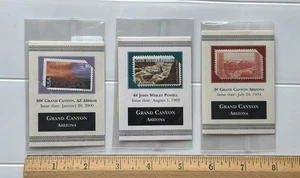 Lot of 3 Grand Canyon Stamps 60 6 2 cents Stamp on Card Set - Picture 1 of 7