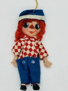 Vintage Raggedy Ann Weihnachtsschmuck Anfang 70er Jahre - Bild 1 von 8