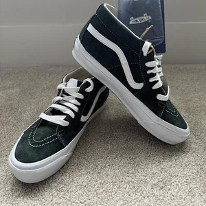 Vans LX Sk8 Reissue 83 Mid Suede Shoes, Scarab Black, Womens Size 9 (Men 7.5) - Picture 1 of 5