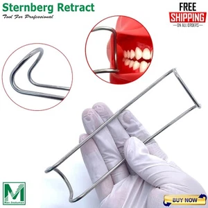 Surgical Metal Wire Sternberg Retractor Cheek & Lip Mouth Opener Retractors Tool - Picture 1 of 2
