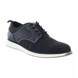 Scarpe stringate casual Izod da uomo Drift nere 8 nuove - Foto 1 di 5