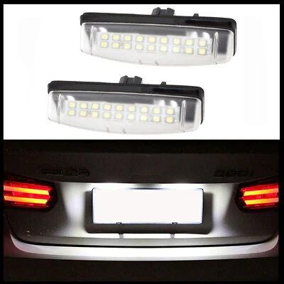 Iluminación de matrícula LED para Lexus ES GS LS RX luces 2x 18SMD - Imagen 1 de 4