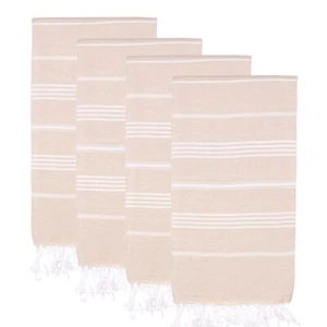 Turkish Beach Towel Set of 4 (38" x 71") | 100% Cotton Extra Large Turkish Towel - Picture 1 of 247