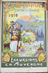 Clermont Ferrand, Frankreich 1910 Ausstellung Werbepostkarte, Auvergne, Expo - Bild 1 von 1