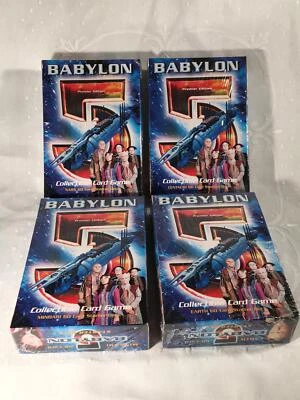 Babylon 5 Premiere CCG Game - All (4) Starter Decks Narn Centauri Minbari Earth - Image 1 of 4