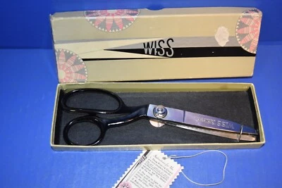 Vintage New in Box Wiss Model C Pinking Shears Made in USA Newark, NJ! - Image 1 of 4