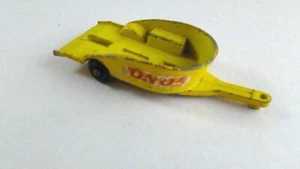 Vintage Matchbox Series No.38 By Lesney Honda Motorcycle Trailer Made in England - Picture 1 of 3