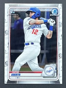 JACOB AMAYA 2020 Bowman #BCP-3 1st Bowman Chrome Dodgers - Picture 1 of 2