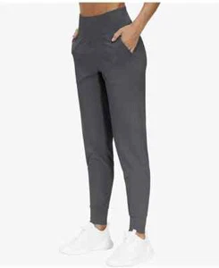 The Gym People Women's Soft Tapered Lightweight Athletic Legging Dark Grey M - Picture 1 of 7