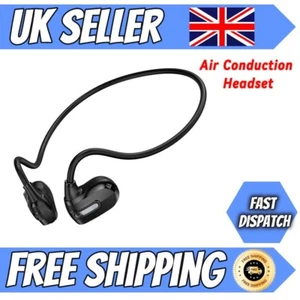 Bluetooth 5.3 Air Conduction Headset Wireless , Voice Prompts, Lightweight Sport - Picture 1 of 5
