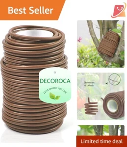 Soft Plant Ties Rubber 65.6' Waterproof Reusable Support for Garden Office - Picture 1 of 9