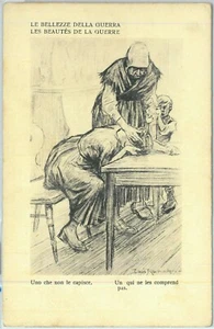 92125 - CARTOLINA d'Epoca - Militare I Guerra SATIRICA - Luigi RAEMAEKERS - Picture 1 of 1