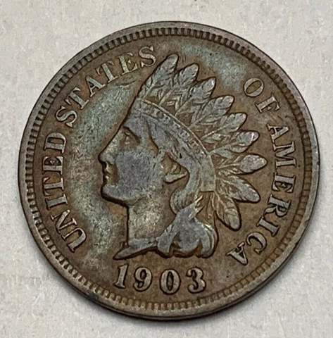 1903 Indian Head Penny ***VG/F*** Cover