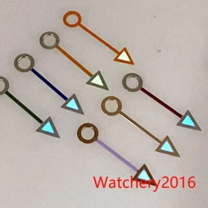 Watch Hands Red Rose Gold 2.2mm Hole GMT hands Fit NH34 MingZhu 3804 Automatic - Picture 1 of 11