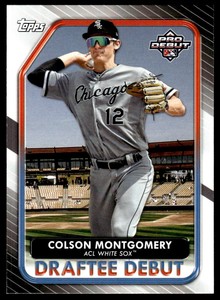 2022 Topps Pro Debut Draftee Debuts #DB-10 Colson Montgomery ACL White Sox