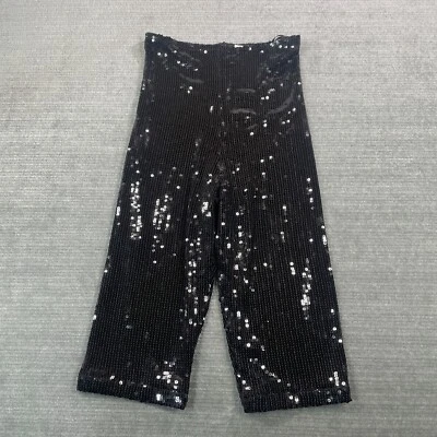 Bronx & Banco Shorts Women US 2 AUS 6 Black Sequin Bermuda High Party Stretch - Image 1 of 4