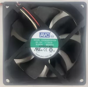 AVC DS09225S12H-034 Sleeve Bearing Desktop Cooling Fan - Picture 1 of 1