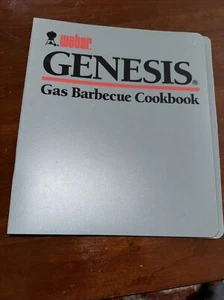 Cookbook - Weber Genesis Gas Barbecue Cookbook, 3 Hole Binder, Circa 2000 - Picture 1 of 5
