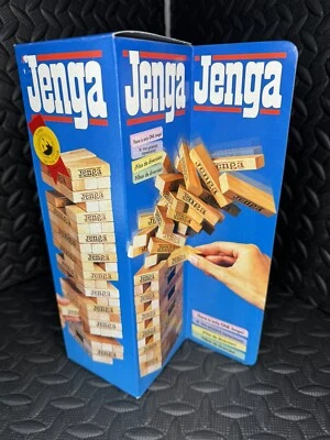 Vintage Jenga Classic Wooden Game by MB Games 1996 - (7yrs+) ~ Complete - Image 1 of 4