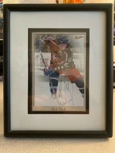 Rick Nash 2005-06 Upper Deck Beehive - PhotoGraphs 5" x 7" Framed AUTO Photo - Picture 1 of 4