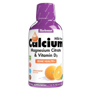 Bluebonnet Liquid Calcium Magnesium Citrate Orange 16 fl oz - Picture 1 of 9