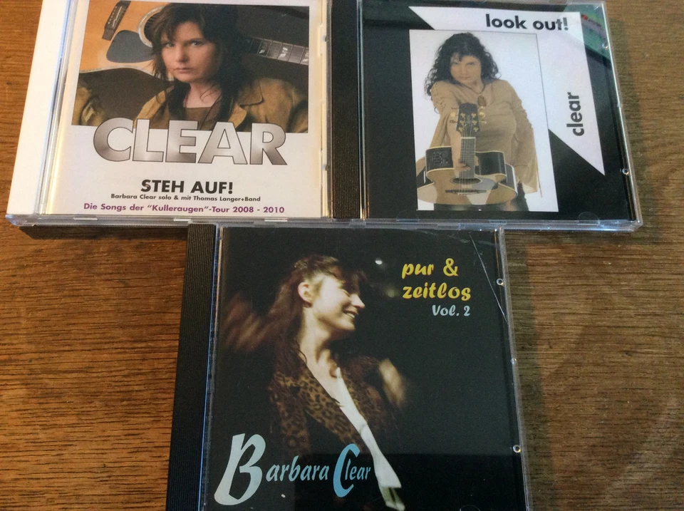 Barbara Clear [3 CD Alben]  Look out! + Pur & Zeitlos Vol.2 + Steh Auf - Bild 1 von 1
