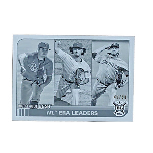 2021 Trevor Bauer Yu Darvish Lamet 42/50 Black & White Topps Big League 250