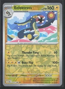 032/086 Elektross - SV Black Bolt Reverse Holo NM Pokemon - Foto 1 di 2